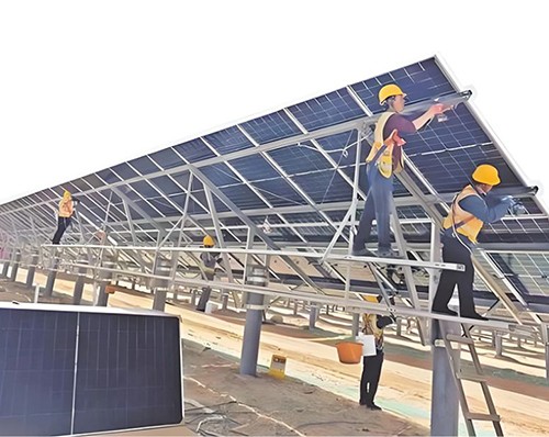 新疆-光伏新能源项目现场